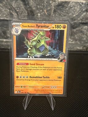 Pokemon Tyranitar 096/182 Cosmos Holo Rare from the Destined Rivals Set M/NM